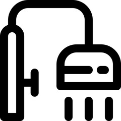 shower icon. vector line icon for your website, mobile, presentation, and logo design.