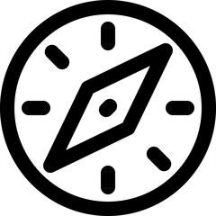 compass icon. vector line icon for your website, mobile, presentation, and logo design.