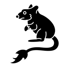 Obraz premium Degu Icon