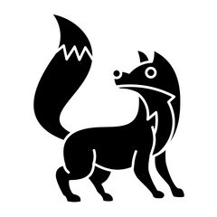 Obraz premium Red Fox Icon