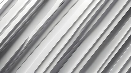 Obraz premium White striped pattern background, 3d lines design, abstract minimal white gray background for business presentation.