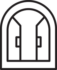 Window Icon Line Art
