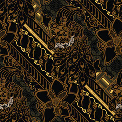 Indonesian classic batik for digital printing needs