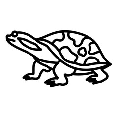 Red-Eared Slider Turtle Icon