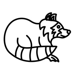 Raccoon Icon