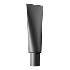 Tube squeeze cosmetic isolated transparent