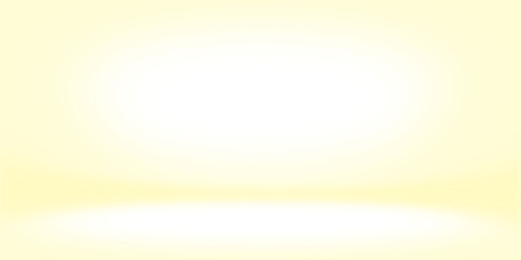 Stage floor and walls light yellow and gradient soft style studio room pattern