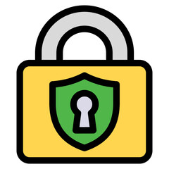Lock Icon Element For Design