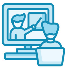 Obraz premium Remote Training Icon