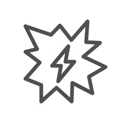 Performance related icon outline and linear vector.