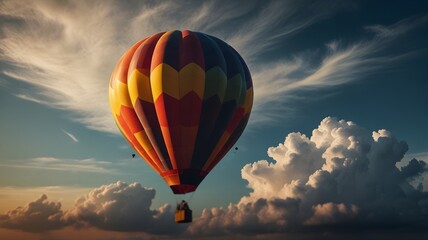 Obraz premium hot air balloon in the sky