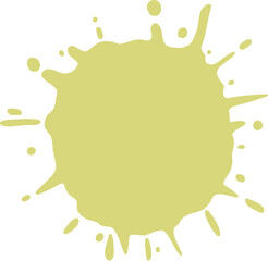 Color paint splatter. Colorful ink stain, abstract paint splash and wet splat. Watercolor or slime stain vector. Colorful stain and splash, splat messy, inkblot splashing illustration