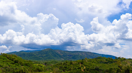 Fototapeta premium clouds over mountains