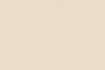 Light cream grain paper texture. Vintage ecru pattern with dots, speckles, specks, flecks, particles. Textured  wallpaper. Natural white grunge surface background. Vector backdrop 