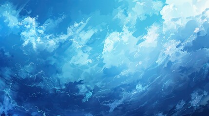 Obraz premium High nature view large white clouds on soft sky background in the morning, View of white cloudy on the plane.