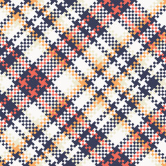 Plaid Pattern Seamless. Checker Pattern Template for Design Ornament. Seamless Fabric Texture.