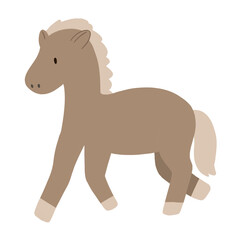 a cartoon horse on a transparent background