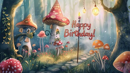 Enchanting Fairy Tale Birthday Celebration with Whimsical Caption