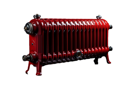 Manifold Heater isolated on transparent background.