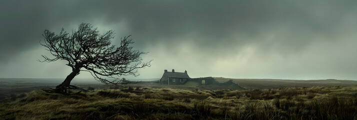 Grim Solitude: A Visual Representation of Emily Bronte's Wuthering Heights