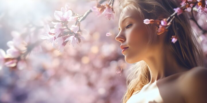 Woman receiving allergen immunotherapy to decrease allergic reactions over time. Concept Immunotherapy, Allergy Treatment, Allergen Desensitization, Immunology, Allergen Sensitivity