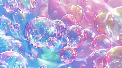 Bubbles Background, Generative AI