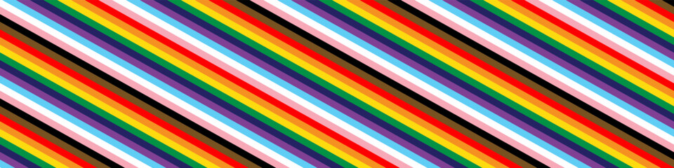 Gay pride. Pride Background with LGBTQ. Pride flag colours. Rainbow stripes background. Vector illustration for apps and websites. Vector EPS 10