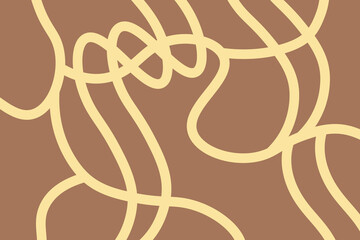 Abstract line wallpaper. Abstract vector. Simplicity. Backdrop. Gift wrap.Postcard. Graphic design. Multicolour. Fabric. Decorative. Yellow and brown colours. Wave pattern. Ornament. Dynamic. 