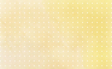 水彩タッチの黄色のドット背景