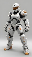 Fototapeta premium future robot warrior