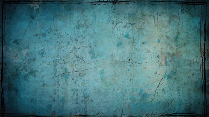 Edgy Weathered Blue Surface Detail