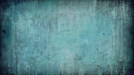 Obraz premium Artisanal Ink Spatter on Blue Gradient