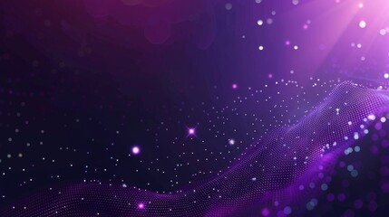 Pixel abstract pattern on dark blue background. Modern realistic illustration of a purple square grid mosaic, geometric tile presentation design, disco club performance backdrop, futuristic spectrum.