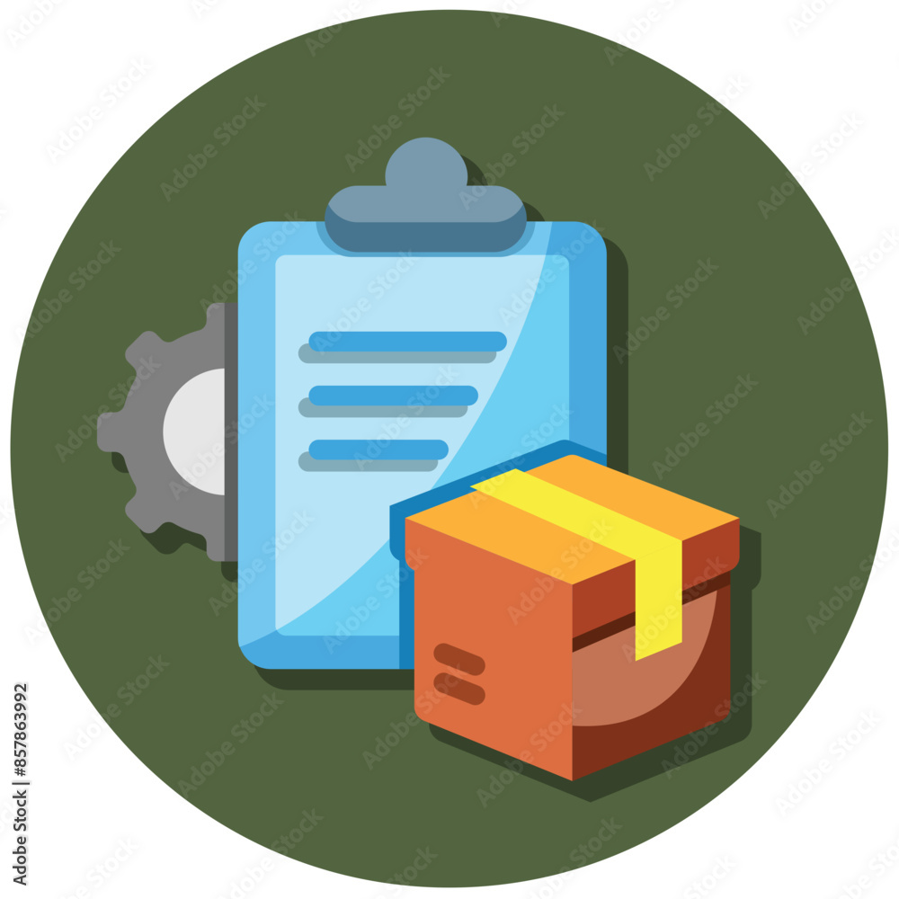 Poster Inventory Management Icon