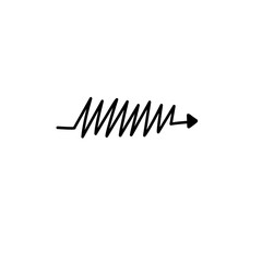 Arrow design zig zag