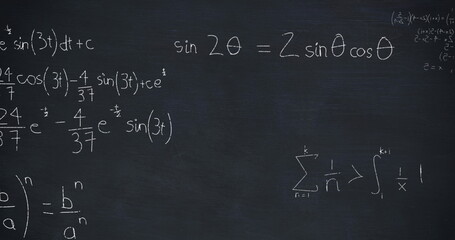 Image of mathematical equations and formulae © vectorfusionart