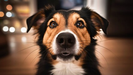 Portrait of a dog