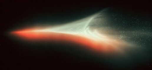 Grainy Abstract Blurred Poster Background with Red White Black Gradient Light Texture