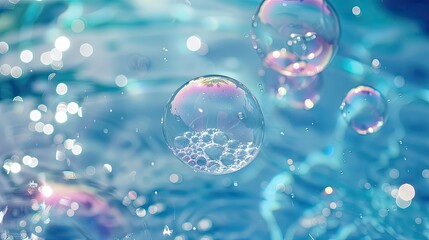 Bubbles Background, Generative AI