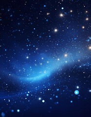 Fototapeta premium Cosmic burst of light and stars in deep space