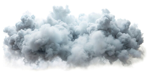Haze fog clouds climate on transparent backgrounds 3d illustrations. PNG