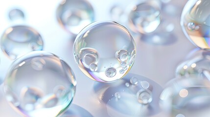 Bubbles Background, Generative AI