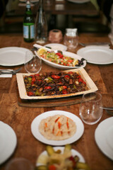 food in restaurant
