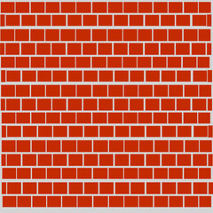 Fototapeta premium orange walls arranged against a white background