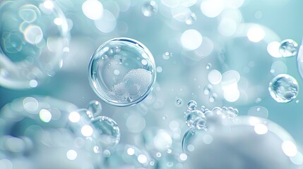 Bubbles Background, Generative AI