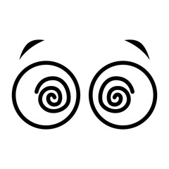 cute cartoon eyes transparent background