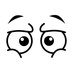 cute cartoon eyes transparent background