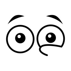 cute cartoon eyes transparent background