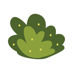 grass element cartoon transparent background