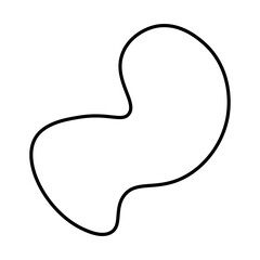 abstract line element transparent background